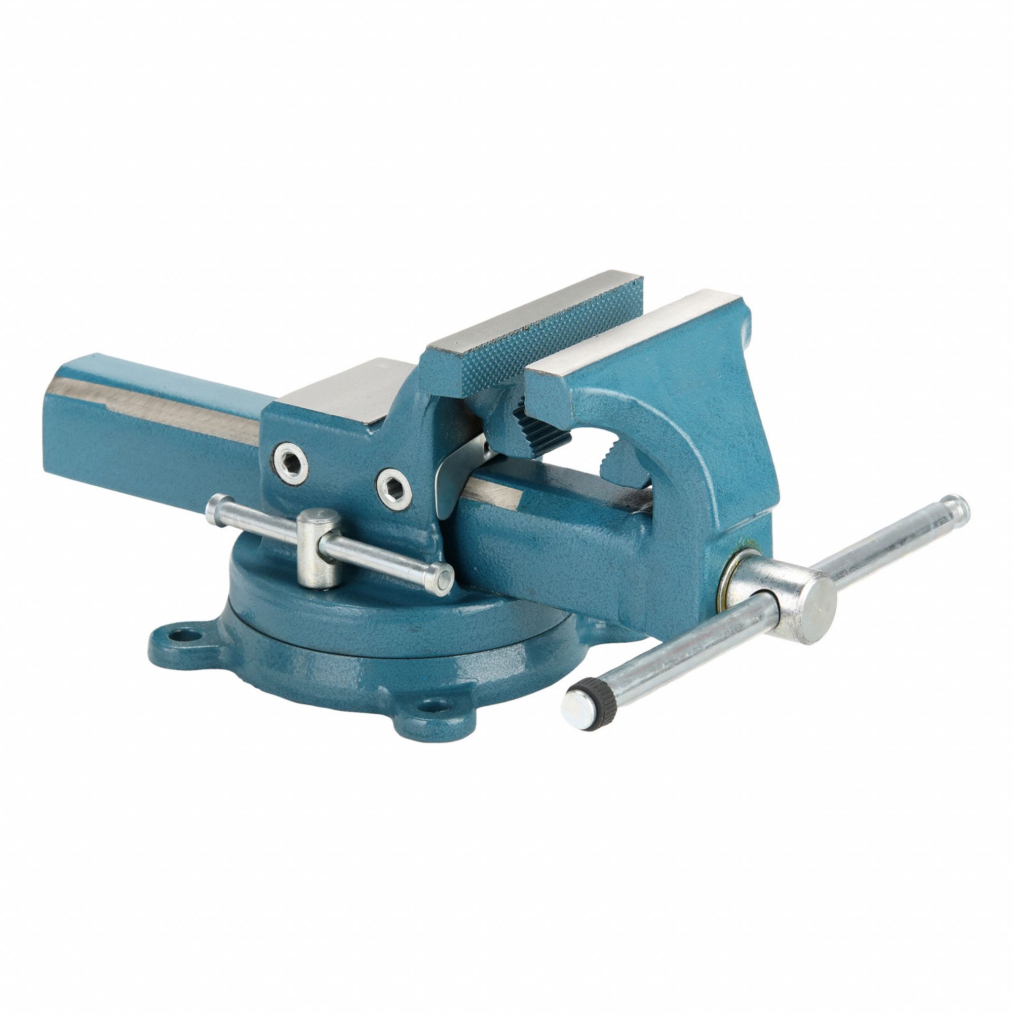 Industrial Bench Vise, 5 in W Jaw