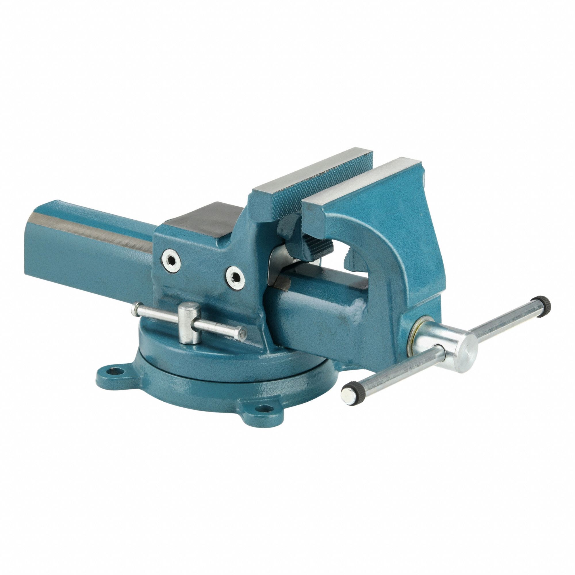 Industrial Bench Vise, 6 in W Jaw