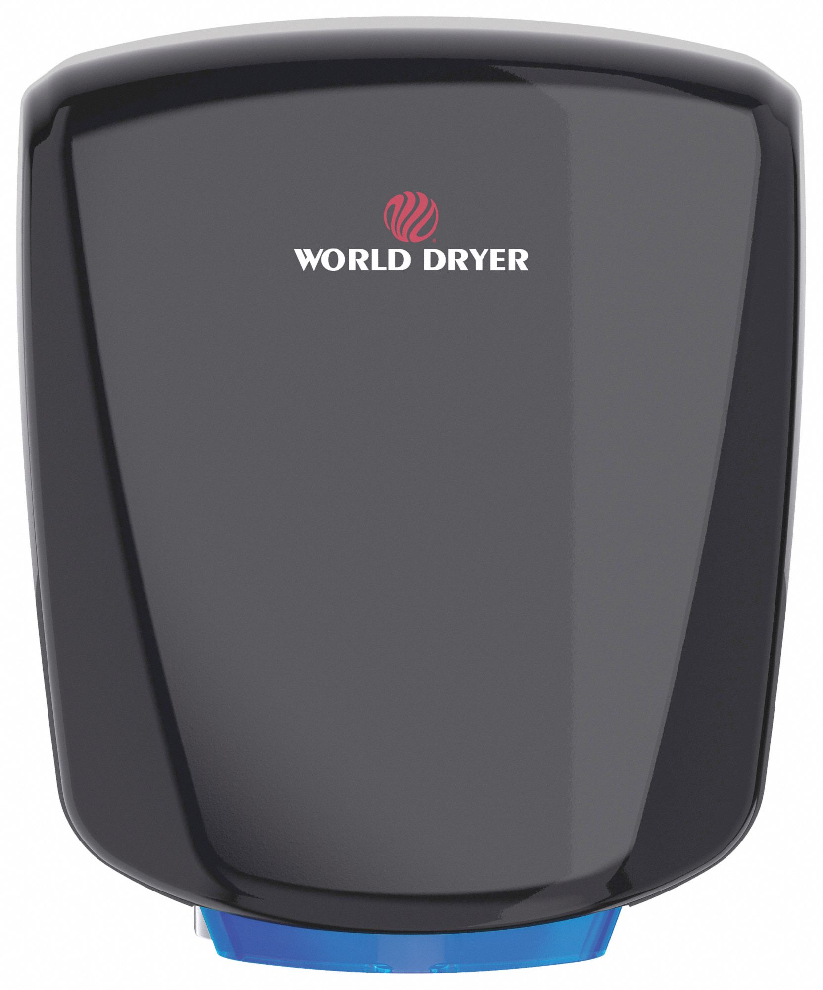 WORLD DRYER Aluminum, Automatic, Black Aluminum Finish Hand Dryer, 120