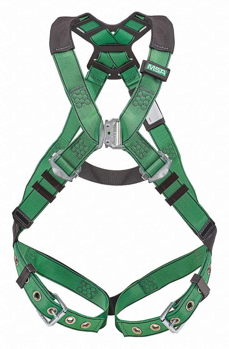 FALL PROTECTION HARNESS, VEST, QUICK-CONNECT/TONGUE, MATING, XL, 400 LB CAPACITY