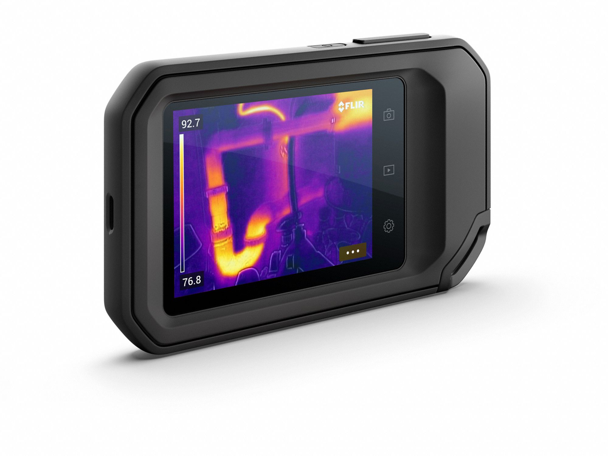 FLIR Compact Thermal Camera 4 to 572°F, 128 x 96 Pixels, 53.6
