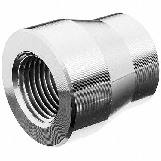 REDUCING COUPLING 1" X 1/2" STAINLESS STEEL 150# NPT pipe fitting 