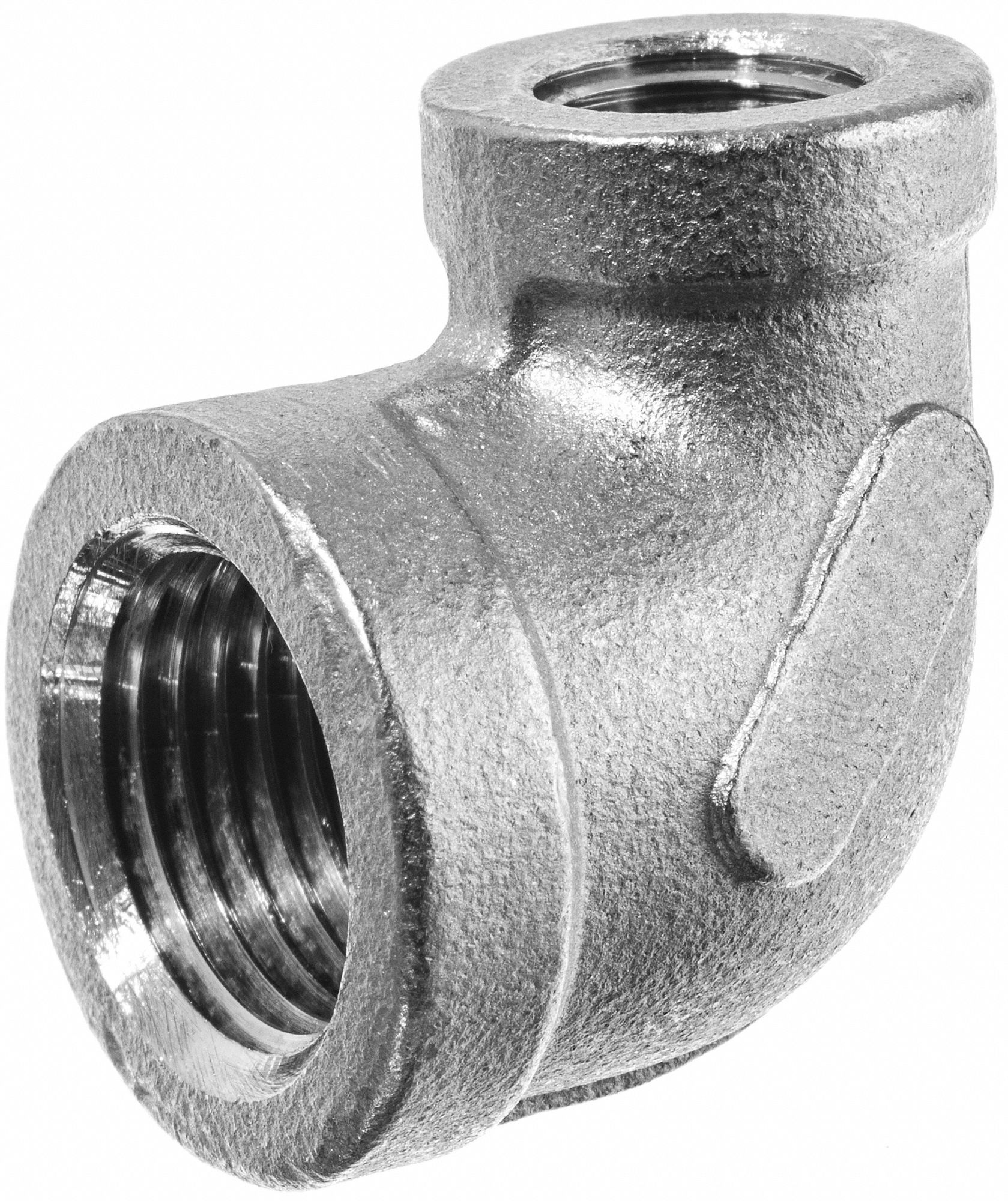 90-DEGREE ELBOW, FNPT, CLASS 150, 1 X ¾ IN PIPE SIZE, 316 STAINLESS STEEL, 150 PSI