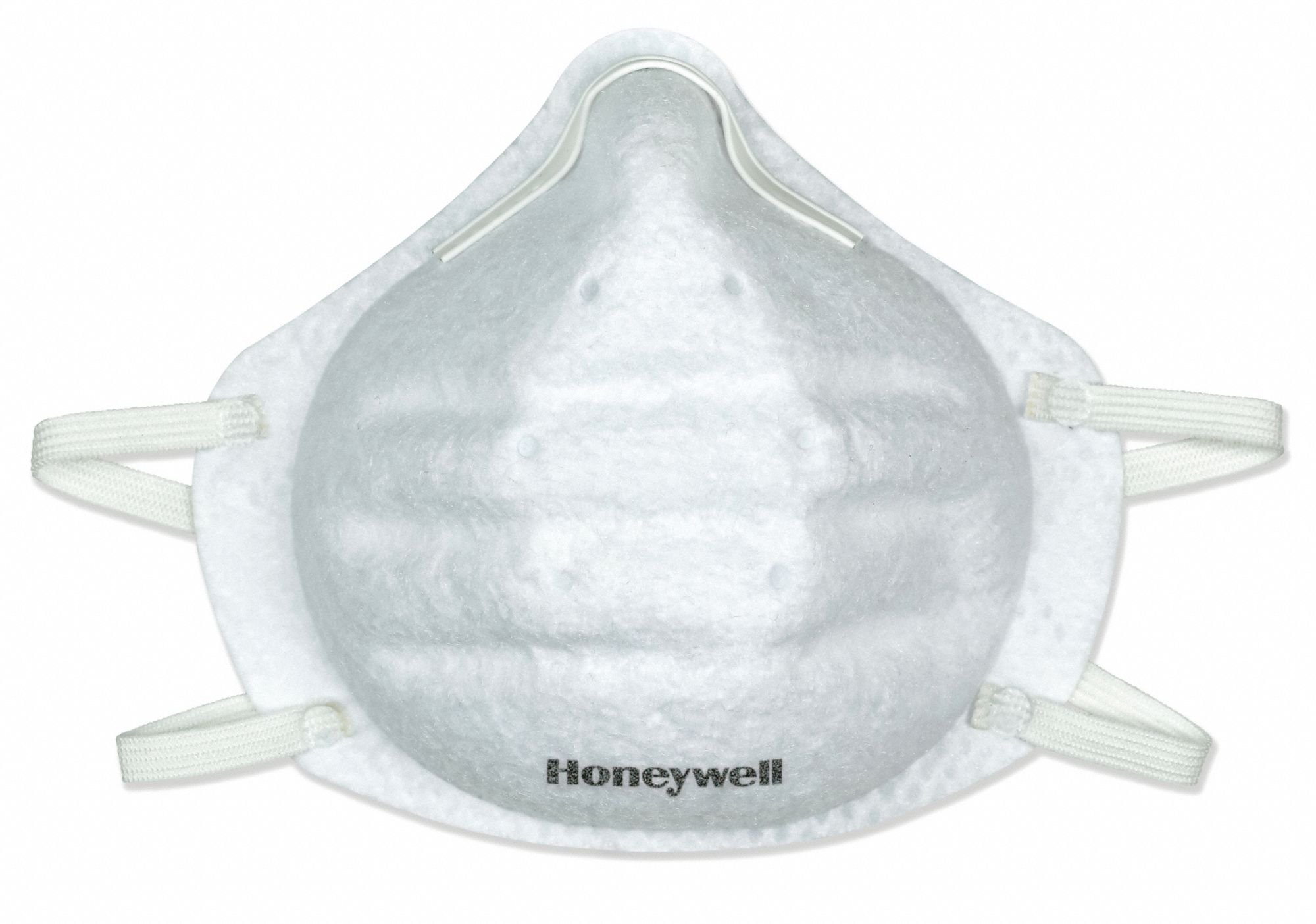 PARTICULATE RESPIRATOR,DISPOSABLE,UNIVERSAL,WOVEN/METAL,WHT,N95,MOULDED,NIOSH,20/BOX
