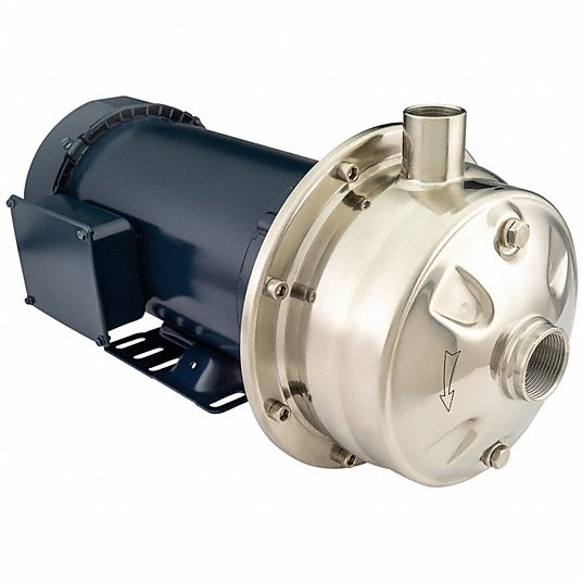 Straight Center Discharge Pump: 3 hp HP - Pumps, 208 to 230/460VAC, 3