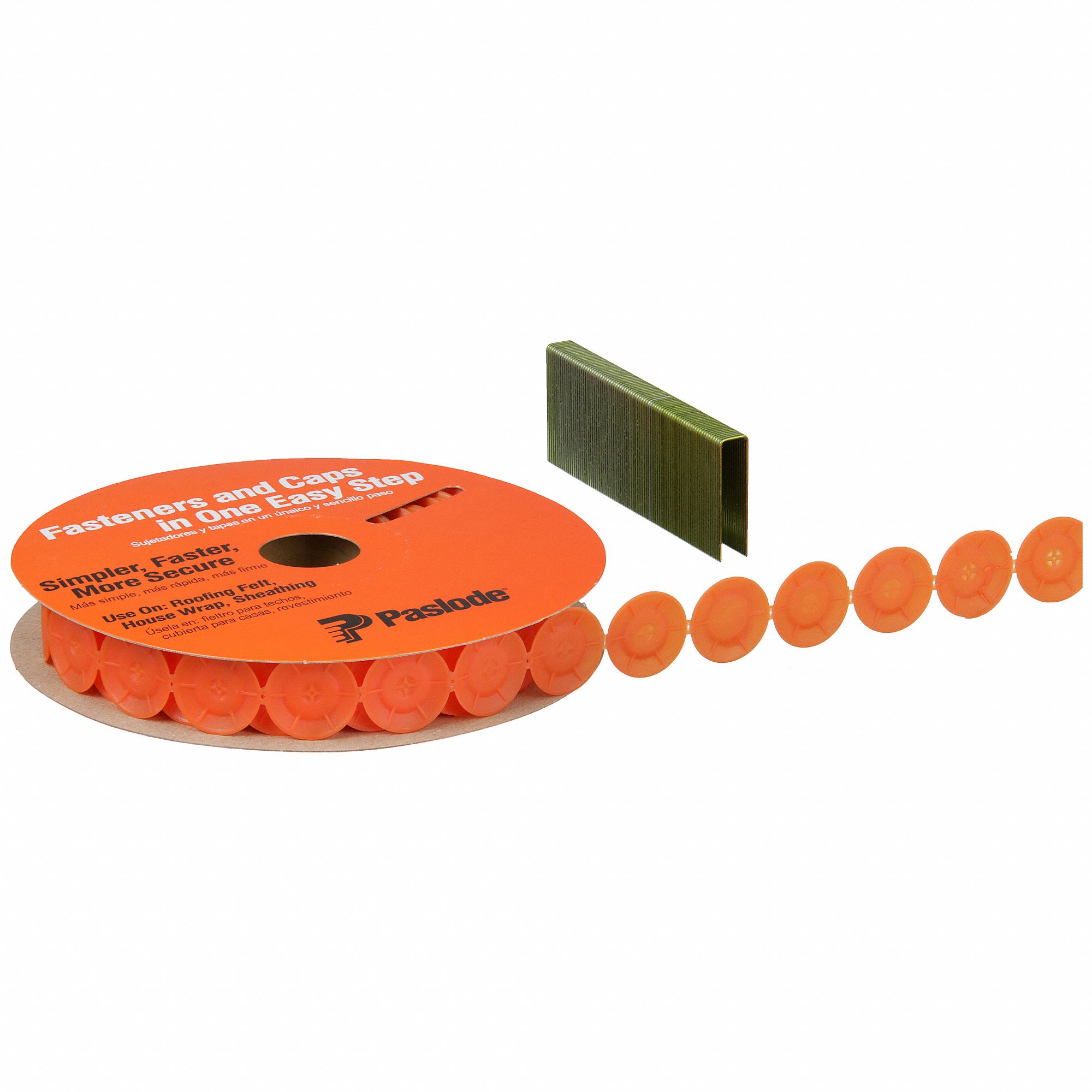 Crown Staples, 18 ga, 3/8" W: Insulated Cable Staple, 3/8 in Crown Wd, Steel, 18 ga, 1, 440 PK