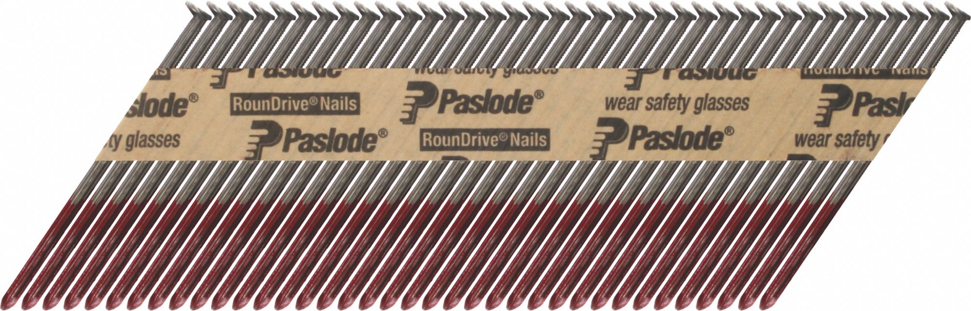 Framing Nails, 3" L, Plain: Framing Nails, Offset Round, Smooth, 3 in Overall Lg, 3, 000 PK