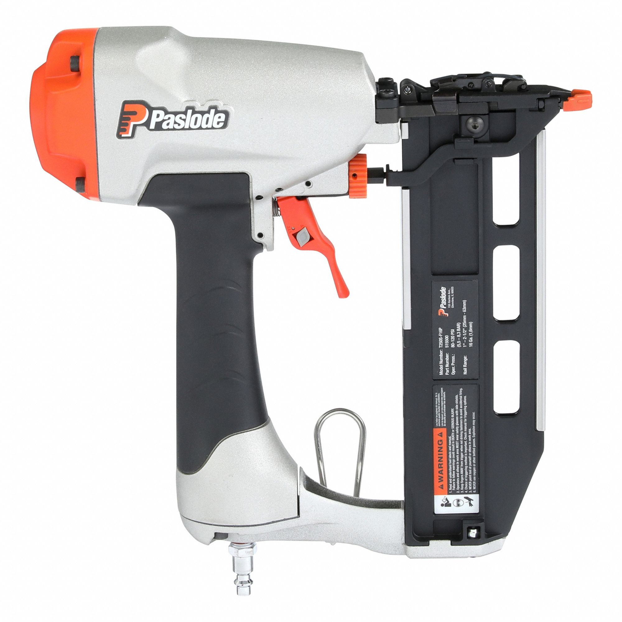 Nail Gun: Finish, Straight, Adhesive, Sequential, For 16 ga Nail Gauge, Strip Collation