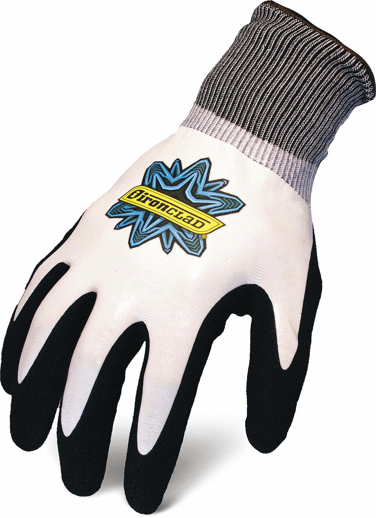 IRONCLAD KNIT GLOVES,NITRILE,10 GA,PR Knit ColdCondition Insulated