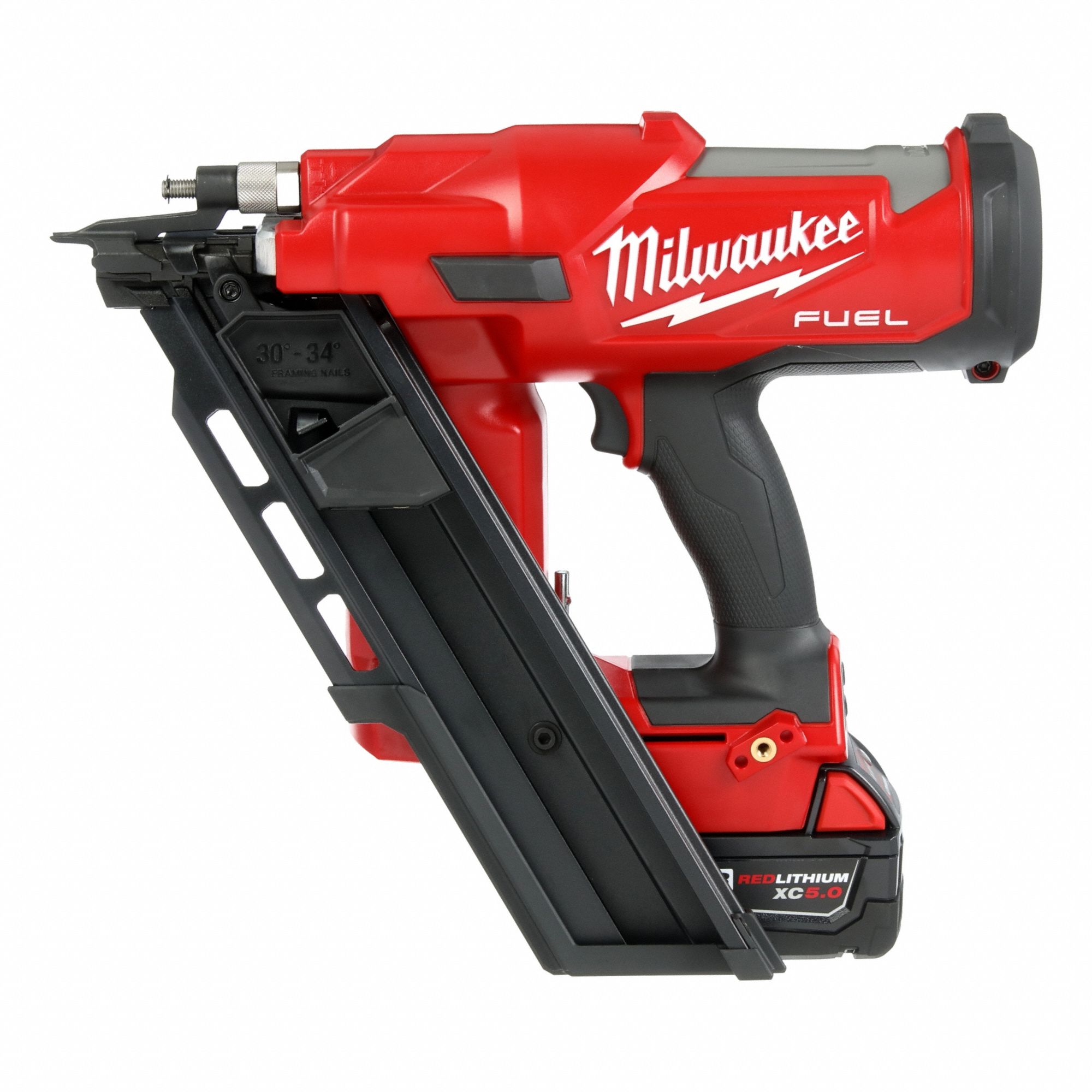 Nail Gun Kit: Framing, Combo, (1) 5.0 Ah, Strip Collation, 30°, 1 Battery, 1 Charger, M18™
