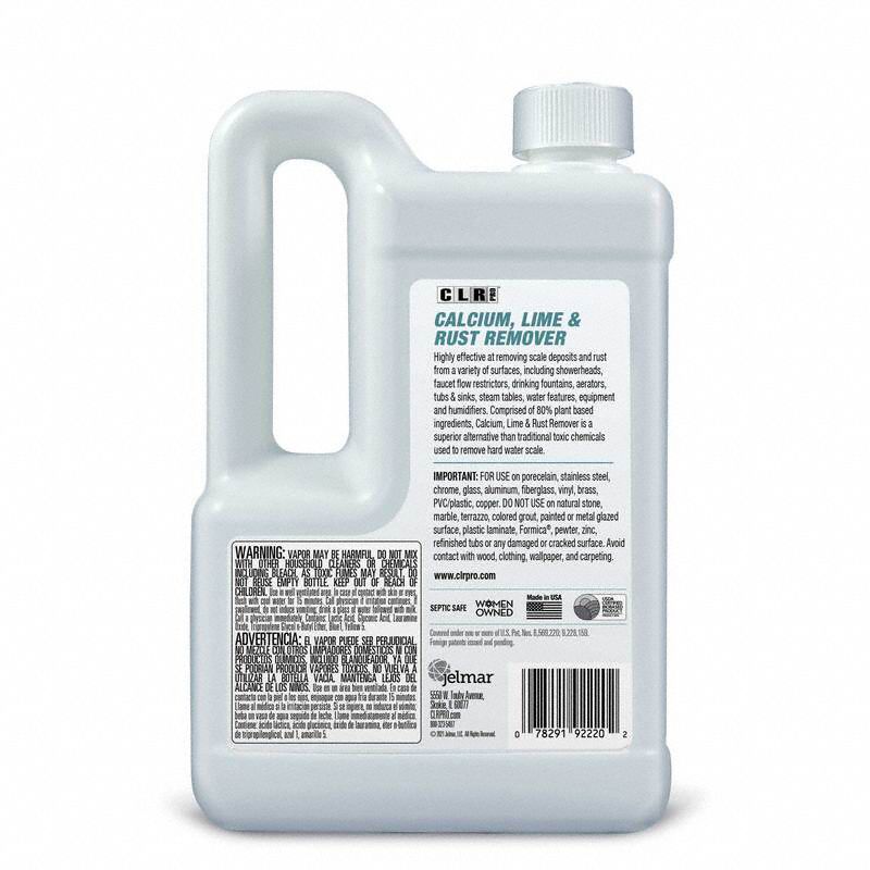 CLR PRO Calcium Lime and Rust Remover: Jug, 42 oz Container Size ...