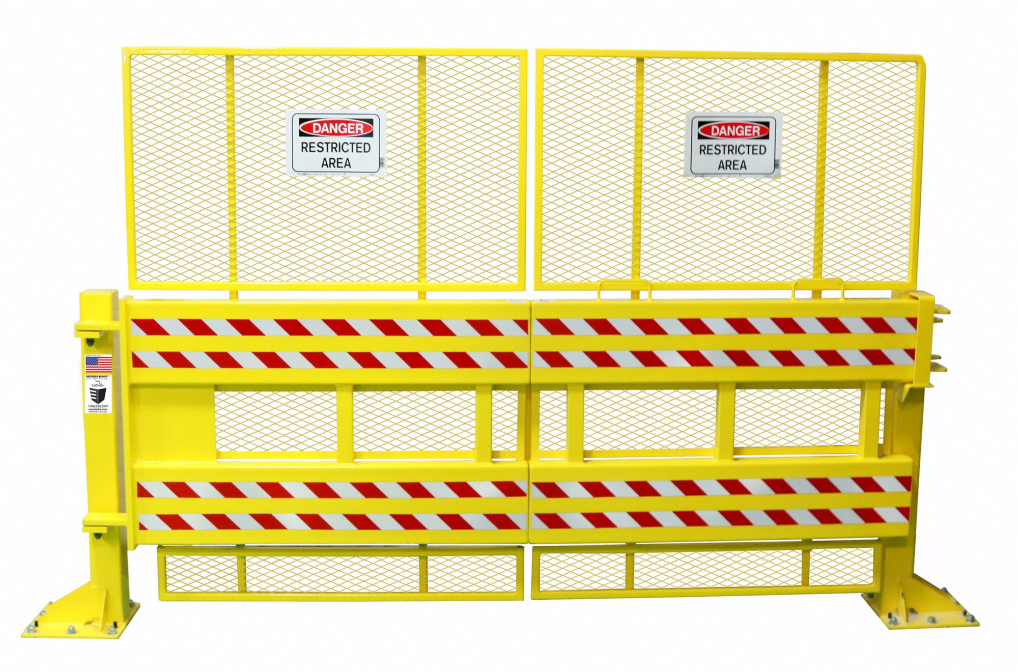 DEFENDER GATE, 10 ft Opening Wd, Right, Safety Gate 60RF94DG2010SG