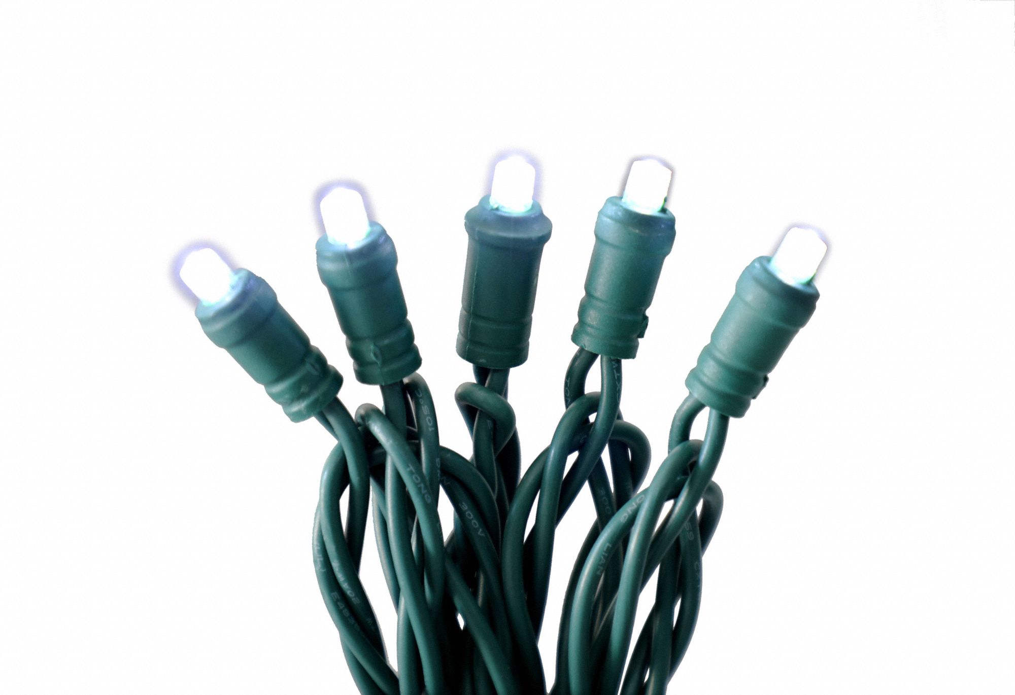 GRAINGER APPROVED 60RG14 StringLights,23.7ft,Button,70LEDs,White 60RG14