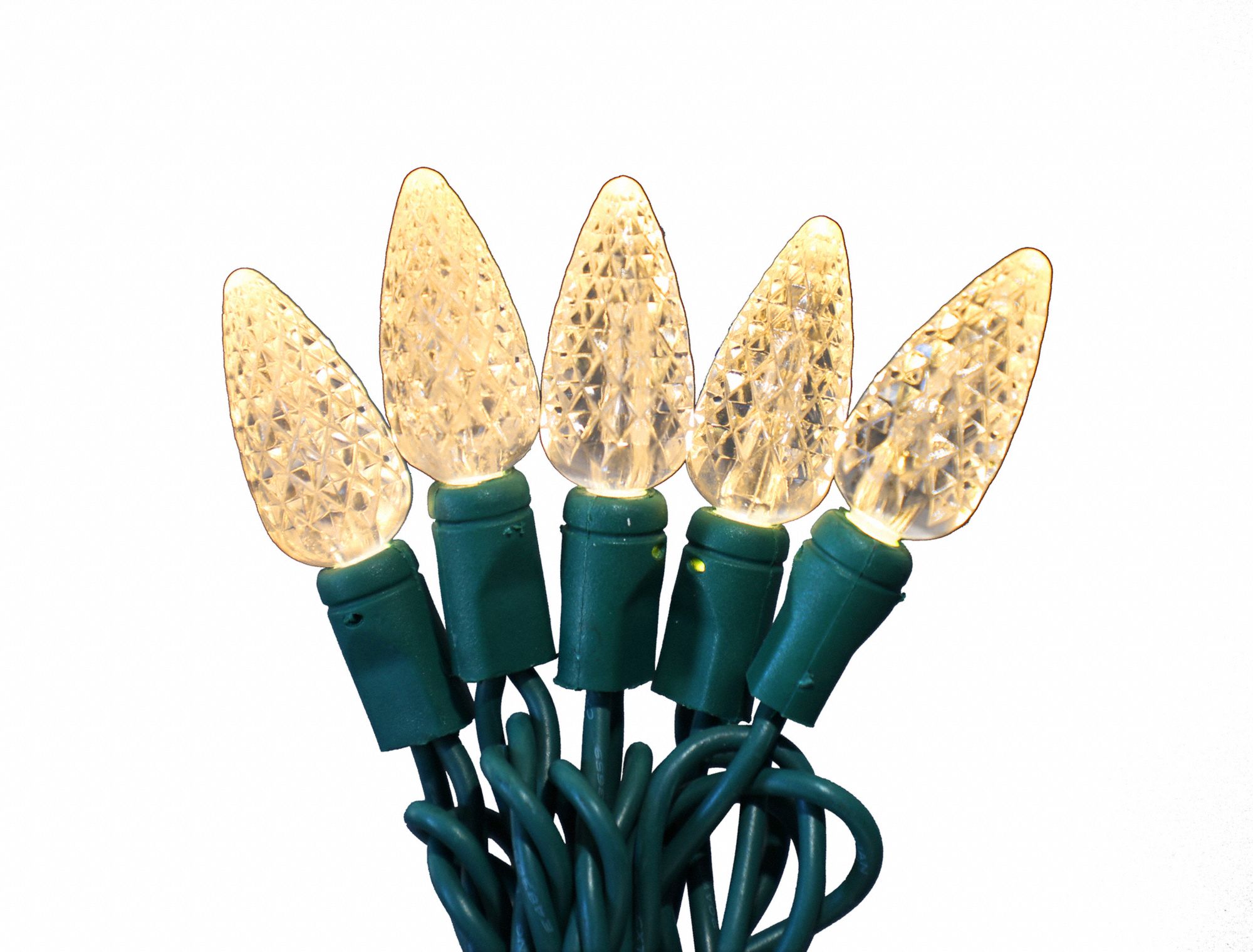 23 11/16 ft String Lg, 70 LEDs, LED Holiday String Lights 60RG2360RG23 Grainger