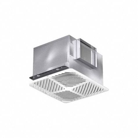 Bath Exhaust Fan: Ceiling, 130 cfm Max, 0.4 sones, 1 Speed, Rectangular Duct