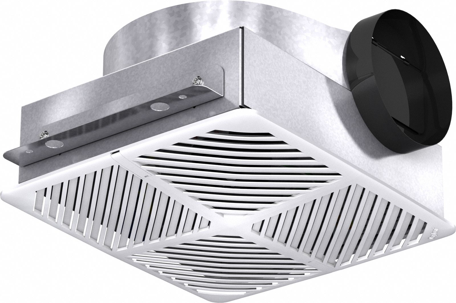 BATH EXHAUST FAN,6IN,GALV STEEL,115 V