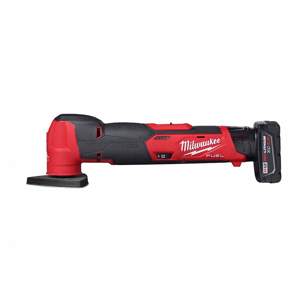 MILWAUKEE Oscillating MultiTool Kit 10,000 to 20,000, 3.9° Oscillation Angle, Accessory Free