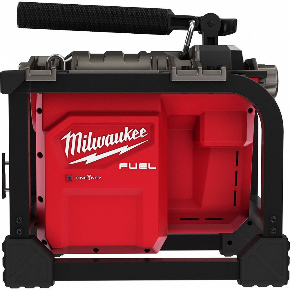 MILWAUKEE Sectional Drain Cleaning Machine Kit 1 1/4 in to 6 in Drain