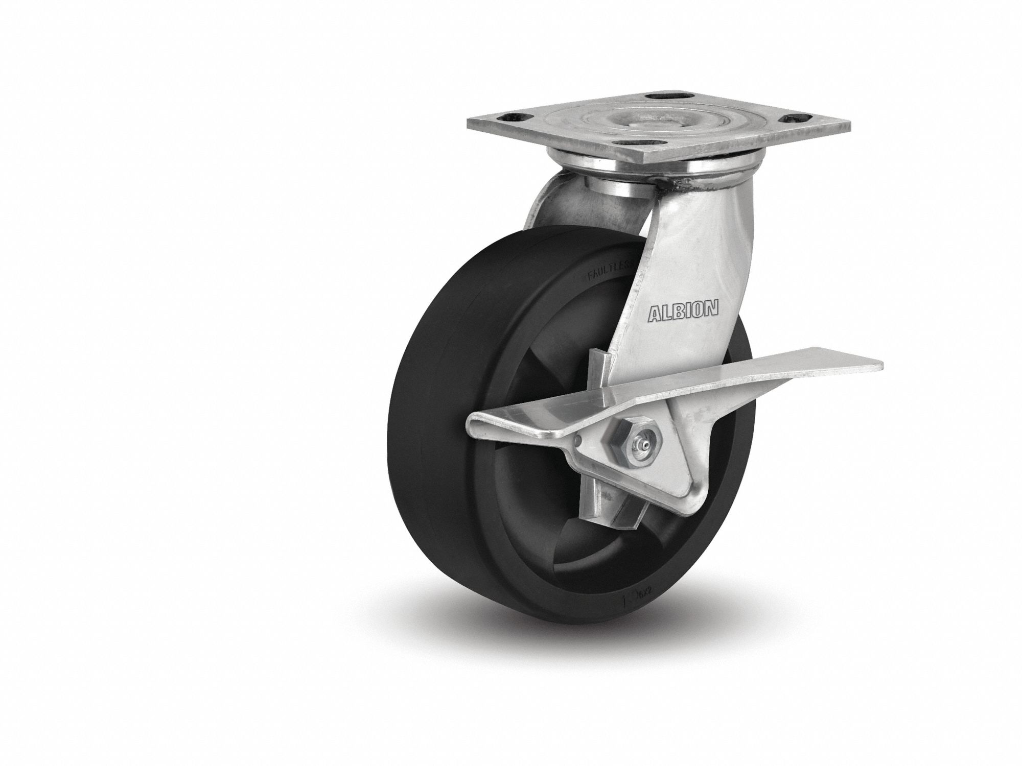 Caster, Kingpin, 1000 lb, 5 in Dia.