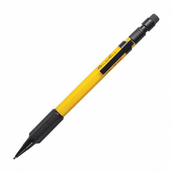 MECHANICAL PENCIL,6 1/4 X 2/5 IN,YELLOW