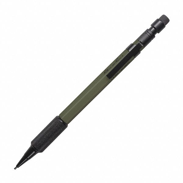 MECHANICAL PENCIL,6 1/4X2/5IN,OLIVE DRAB