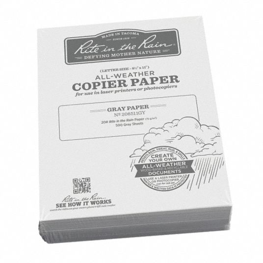 3-Hole Punched White Copy Paper, 8 1/2in. x 11in., 20 Lb., Reams