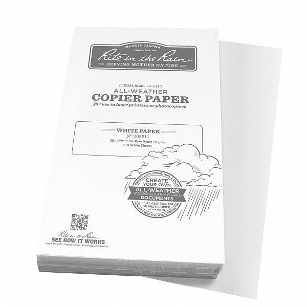 Waterproof Laser Paper 20 lb PK500