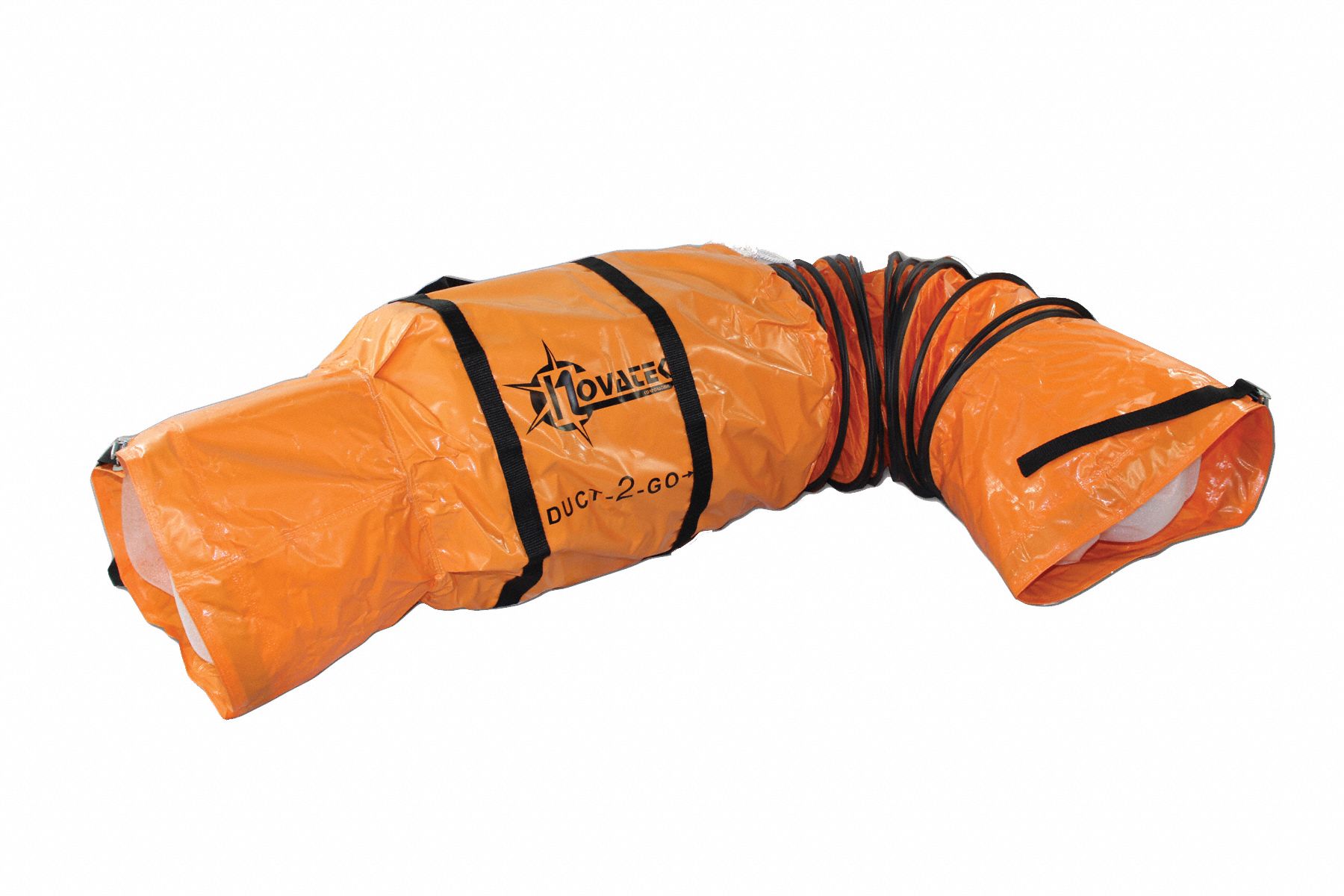 Flexible Duct: Flex Duct, Vinyl, 25 ft Overall Lg, 12 in Inside Dia