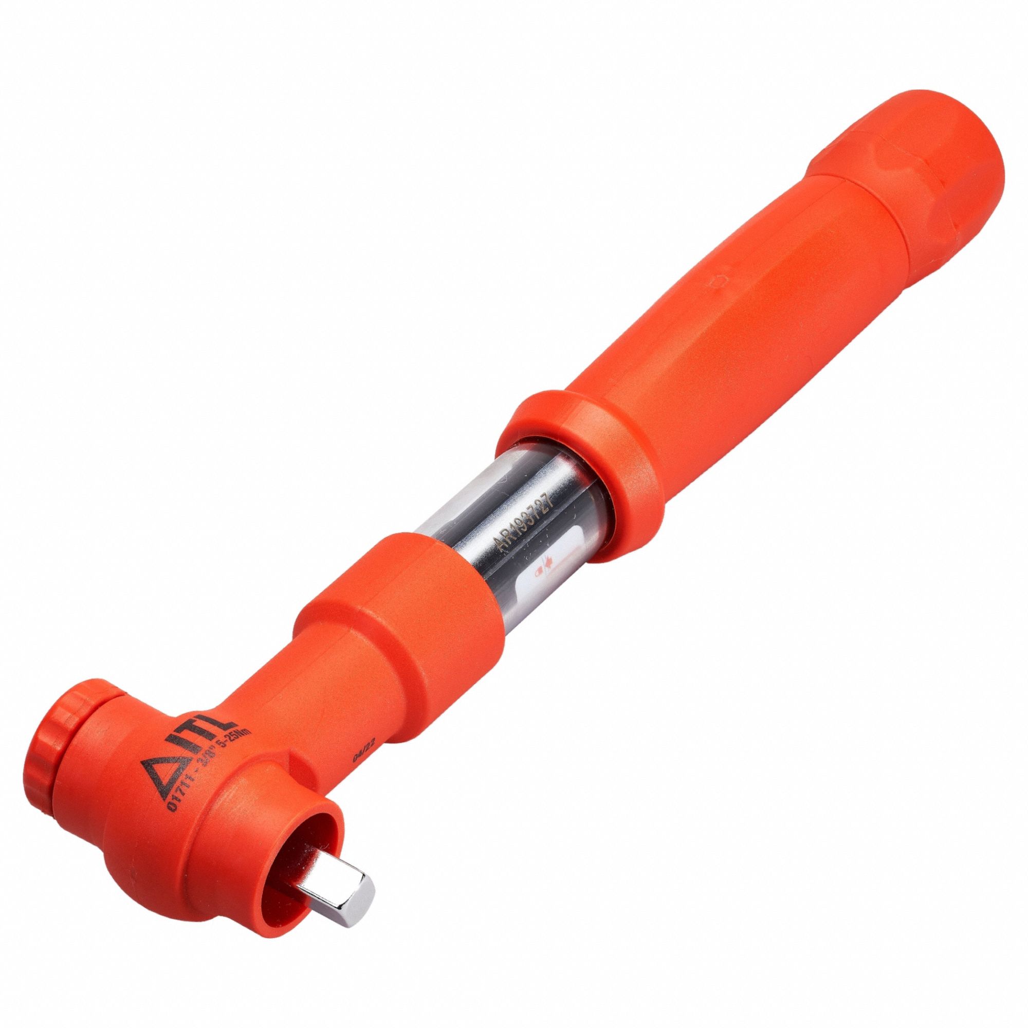 Insulated Torque Wrench: Foot-Pound/Newton-Meter, 3/8 in Drive Size, 4 to 20 ft-lb/5 to 25 N-m