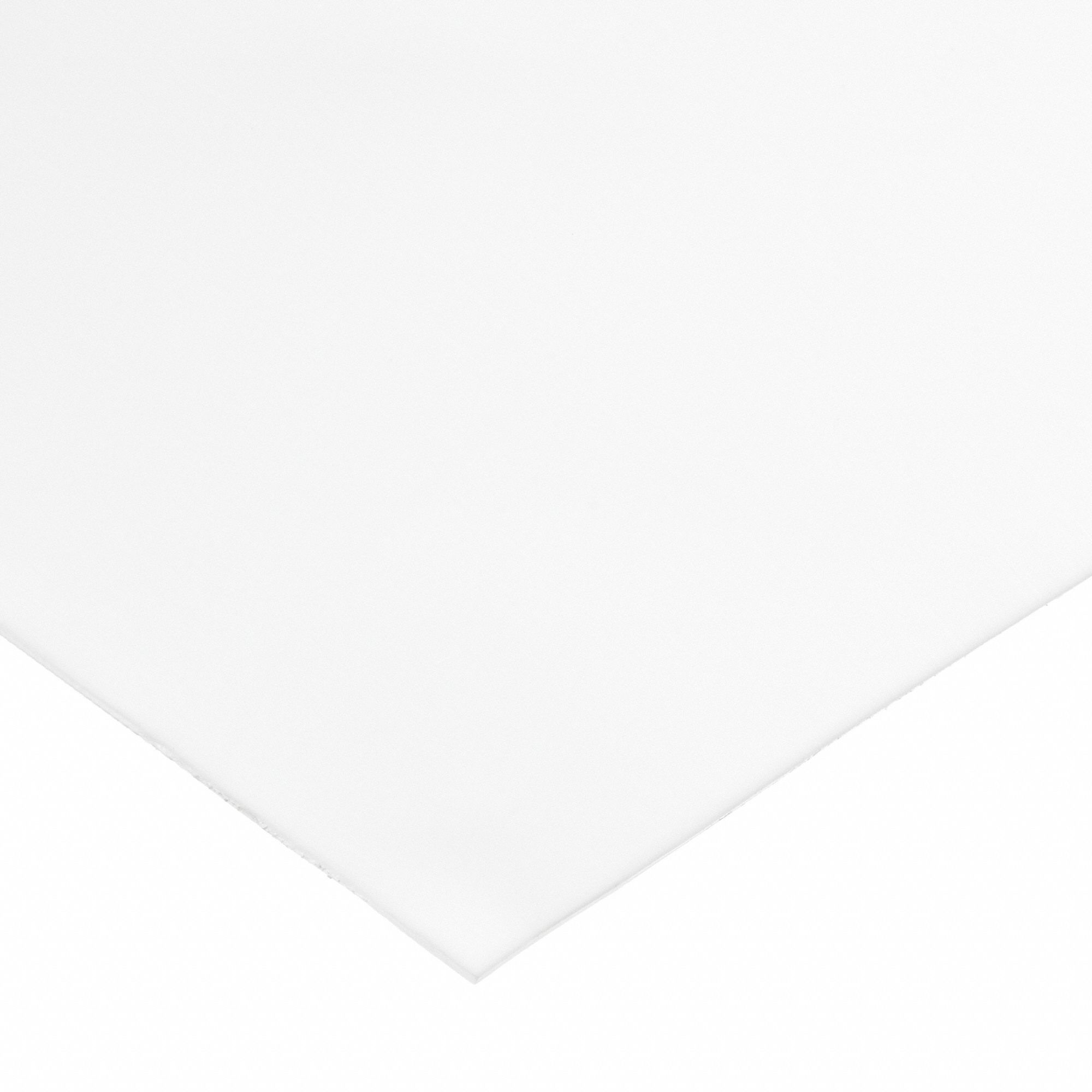 LDPE Sheet: 4 mil Thick, 12 in x 100 ft, White, Opaque, 850 psi Tensile Strength, No Break