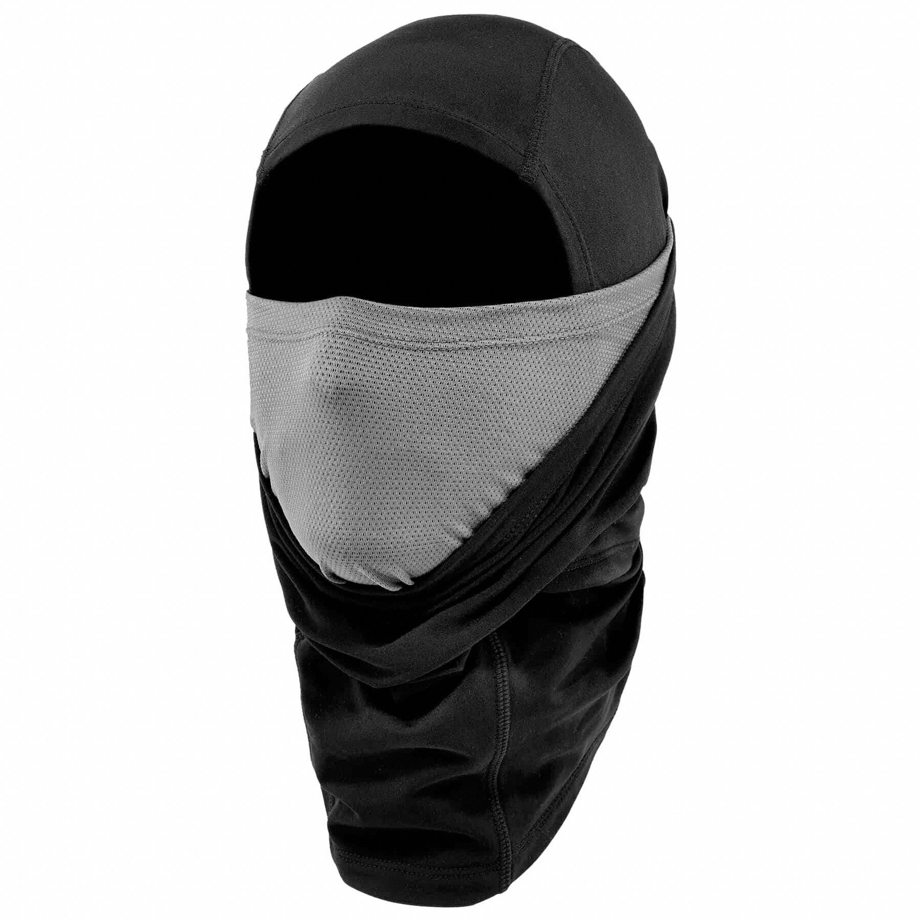 ERGODYNE Balaclava: Balaclava, Black, Universal, Balaclava, Nylon ...