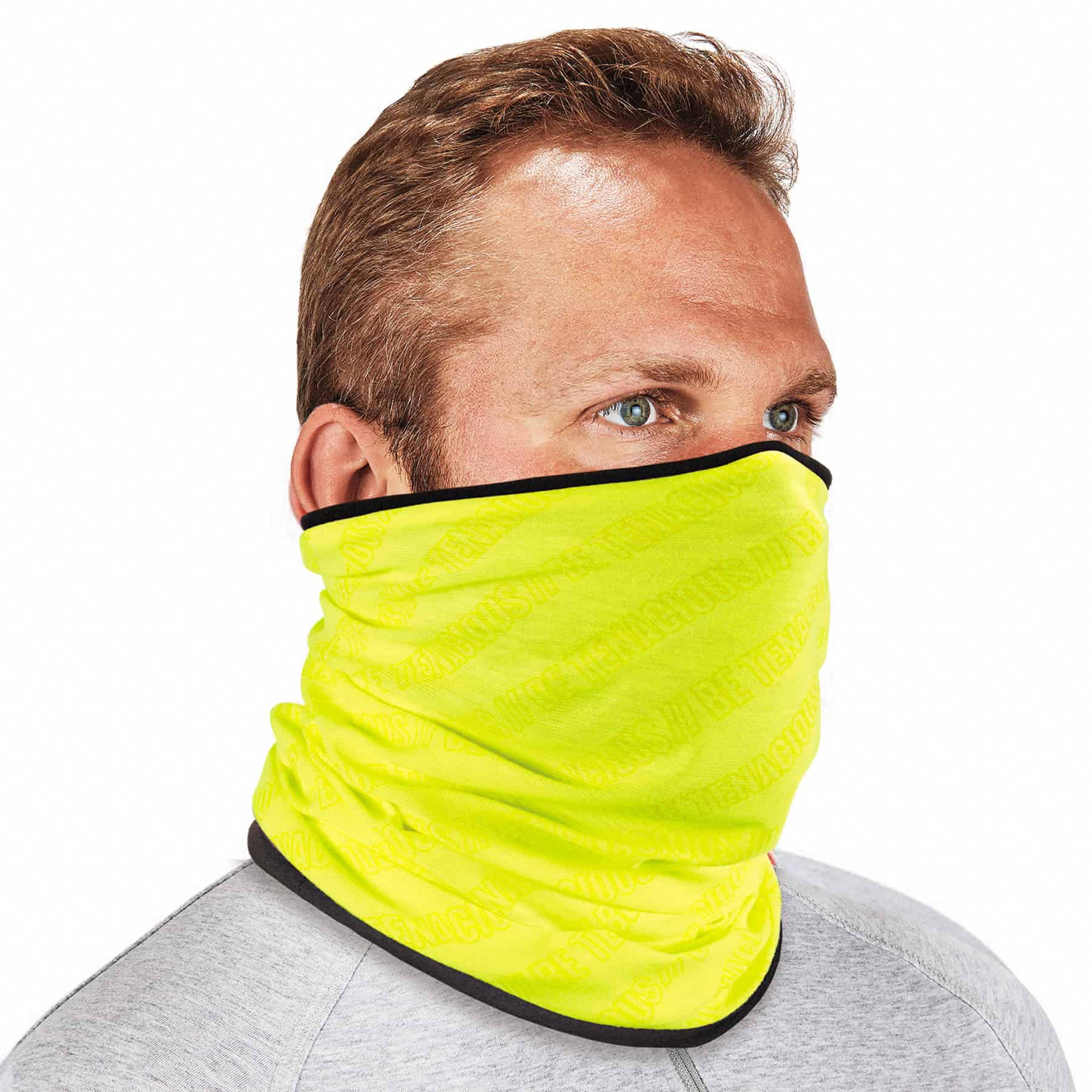ERGODYNE Neck Gaiter Neck Gaiter, Lime, Universal, Neck Gaiter