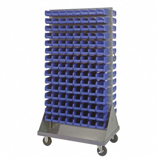 QMD-36H Mobile Louvered Rack - Quantum Storage