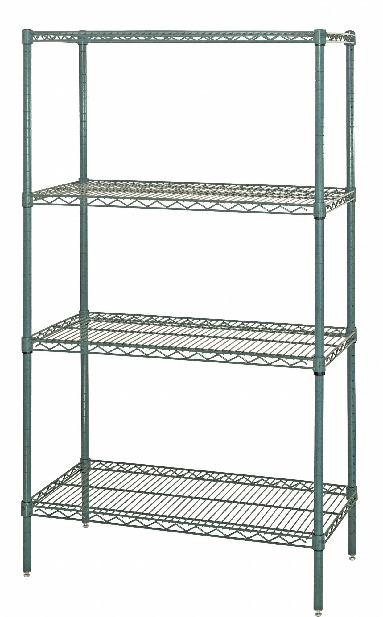 QUANTUM STORAGE SYSTEMS, Starter, 24 in x 18 in, Wire Shelving 60TV13