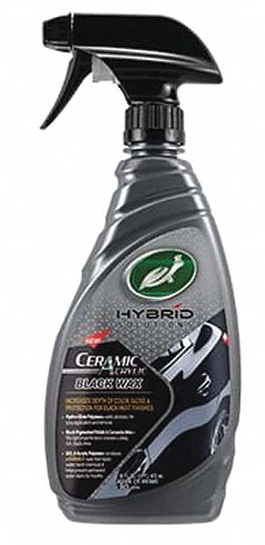 Ceramic Acrylic Black Wax,  Trigger Spray,  16 oz,  Spray Bottle,  Thin Liquid,  Black