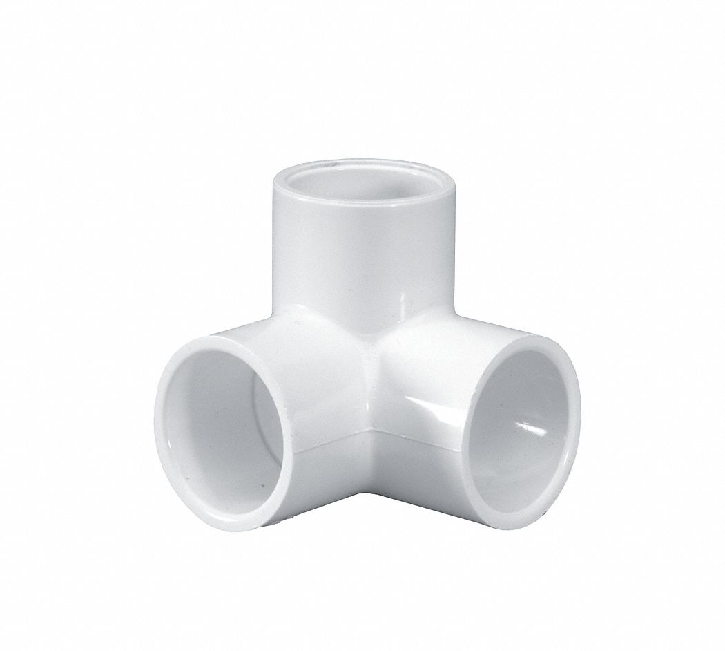 2 in x 2 in x 2 in Fitting Pipe Size, Schedule 40, 90 Degrees Side