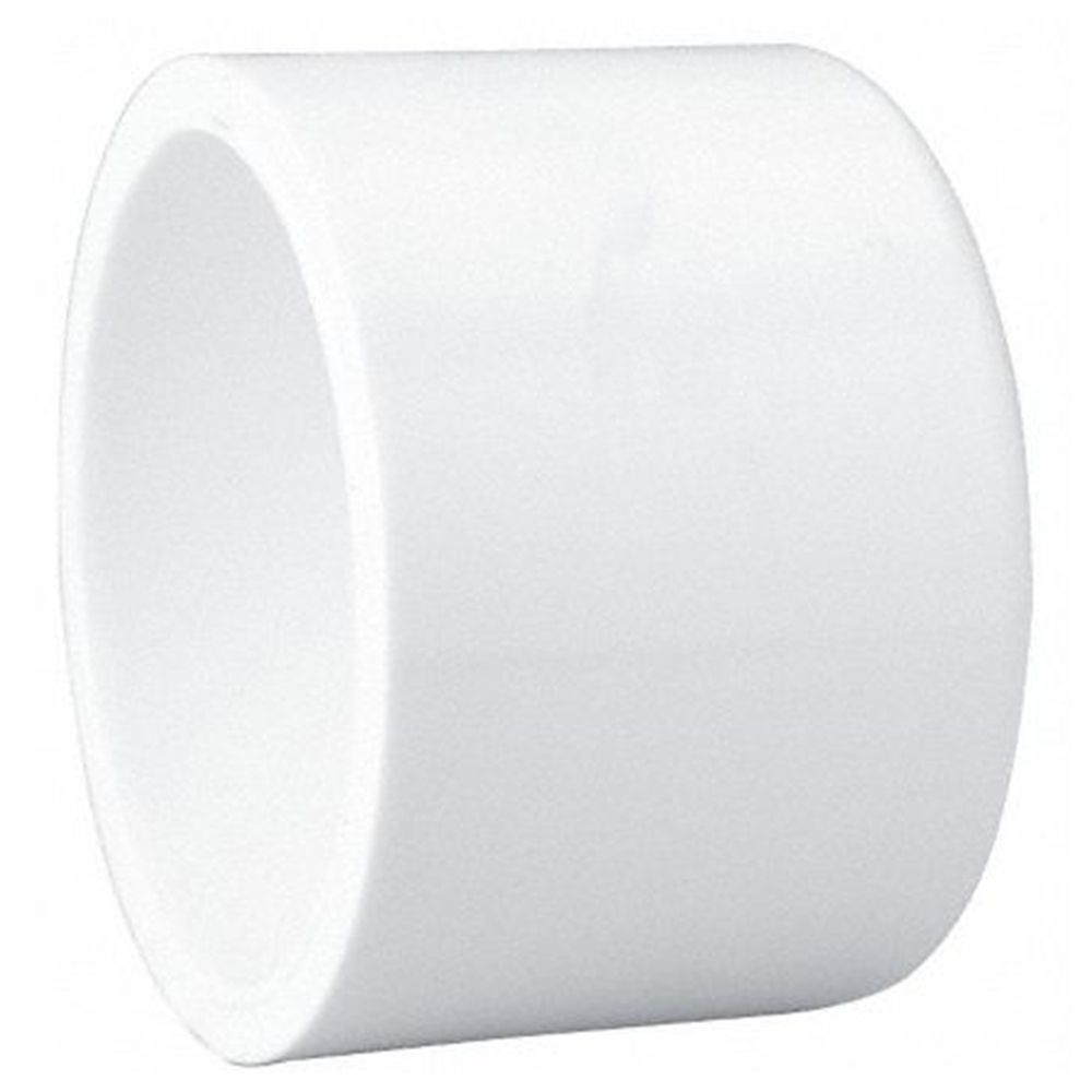 CAP, 12 IN FITTING PIPE SIZE, SCHEDULE 40, FEMALE SOCKET, 130 PSI, WHITE