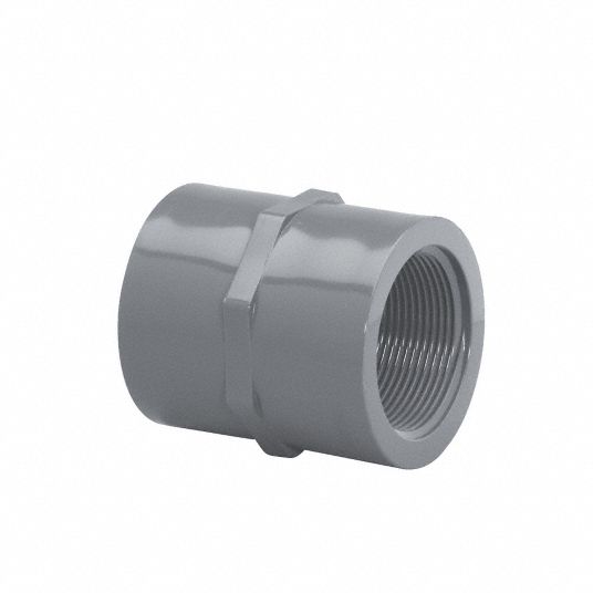 3/4 in x 3/4 in Fitting Pipe Size, Schedule 40, Coupling - 60UC78 ...