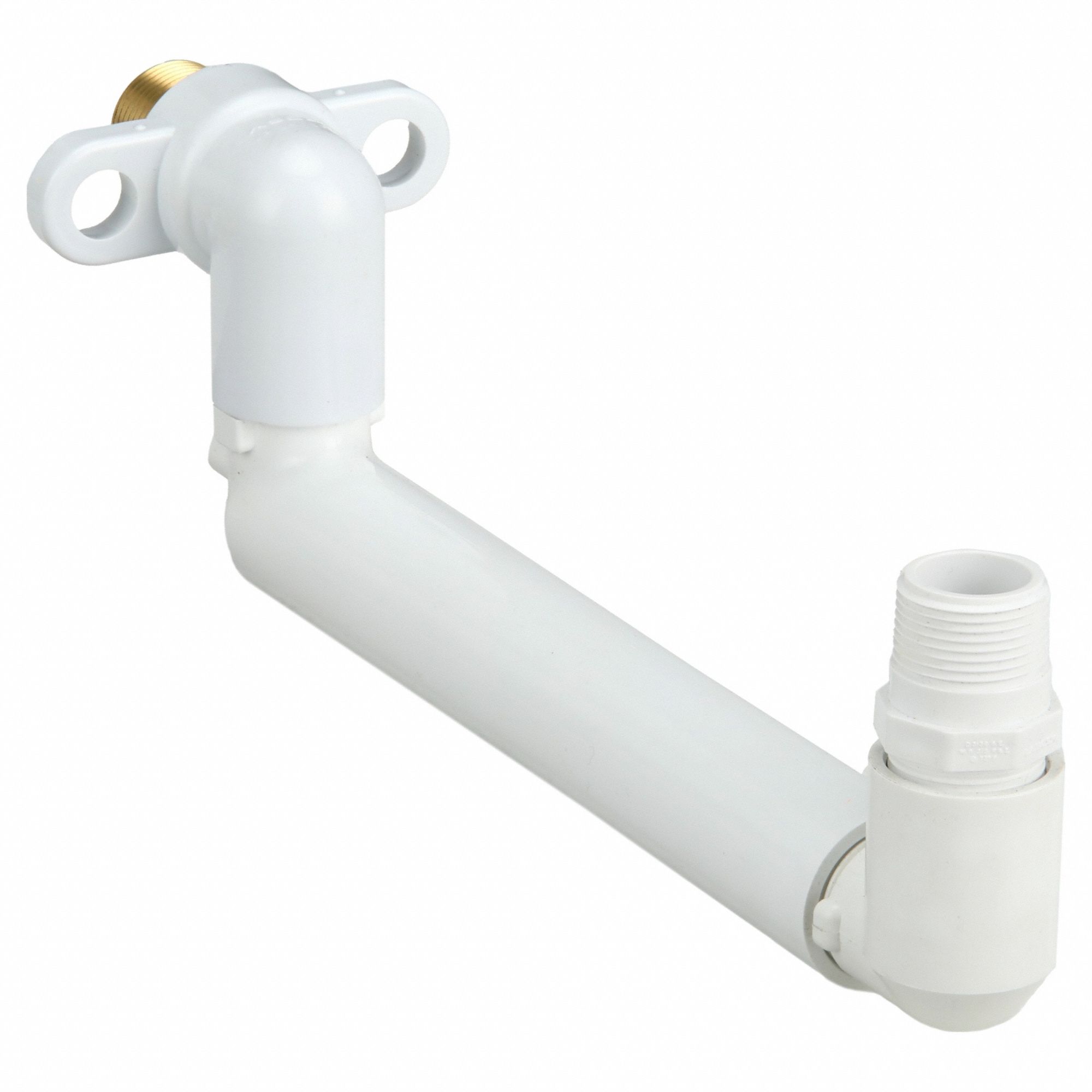 P-Trap: Schedule 40, PVC, 1 in x 1 in Size, Threaded x Threaded, Male NPT x Male NPT, 140°F