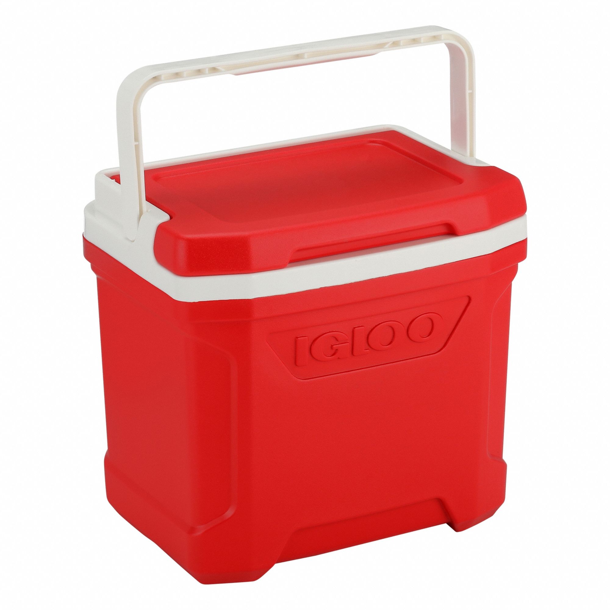 Chest Cooler: Red, 24 Cans, 16 qt Cooler Capacity, 1 day Ice Retention