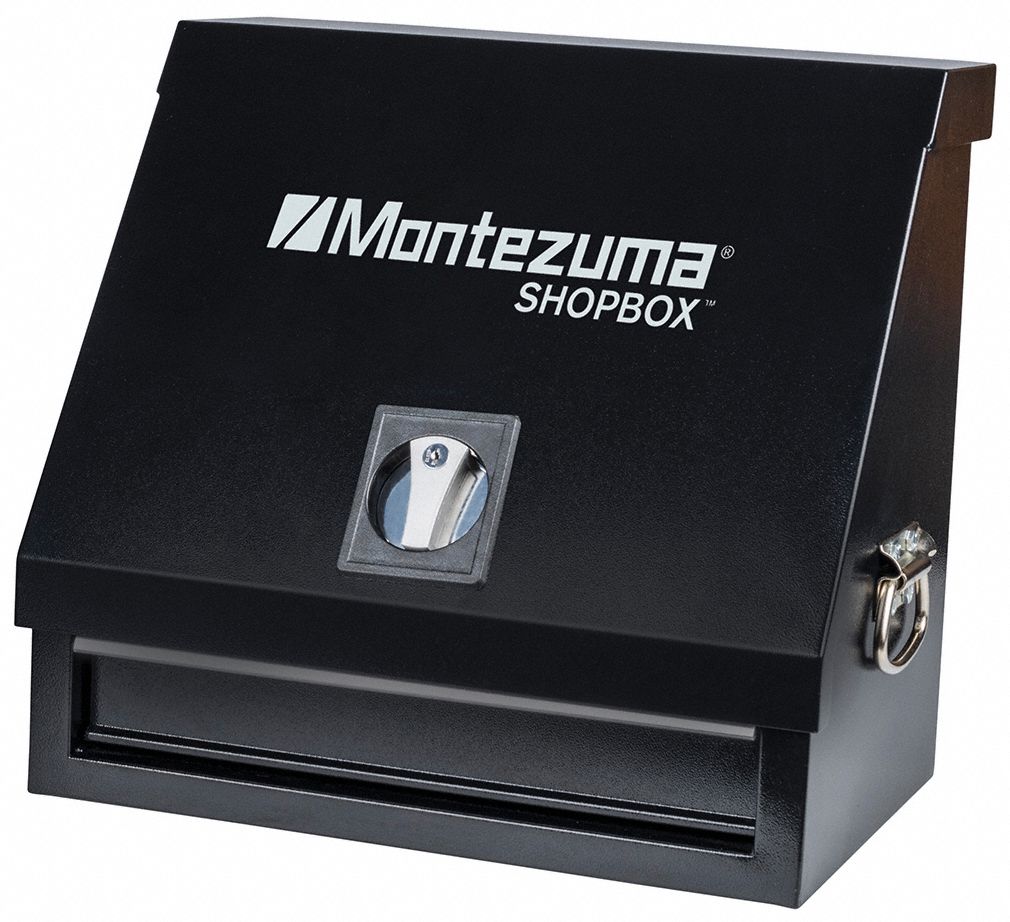 Shop Box Steel Black 18 in W x 12 in D