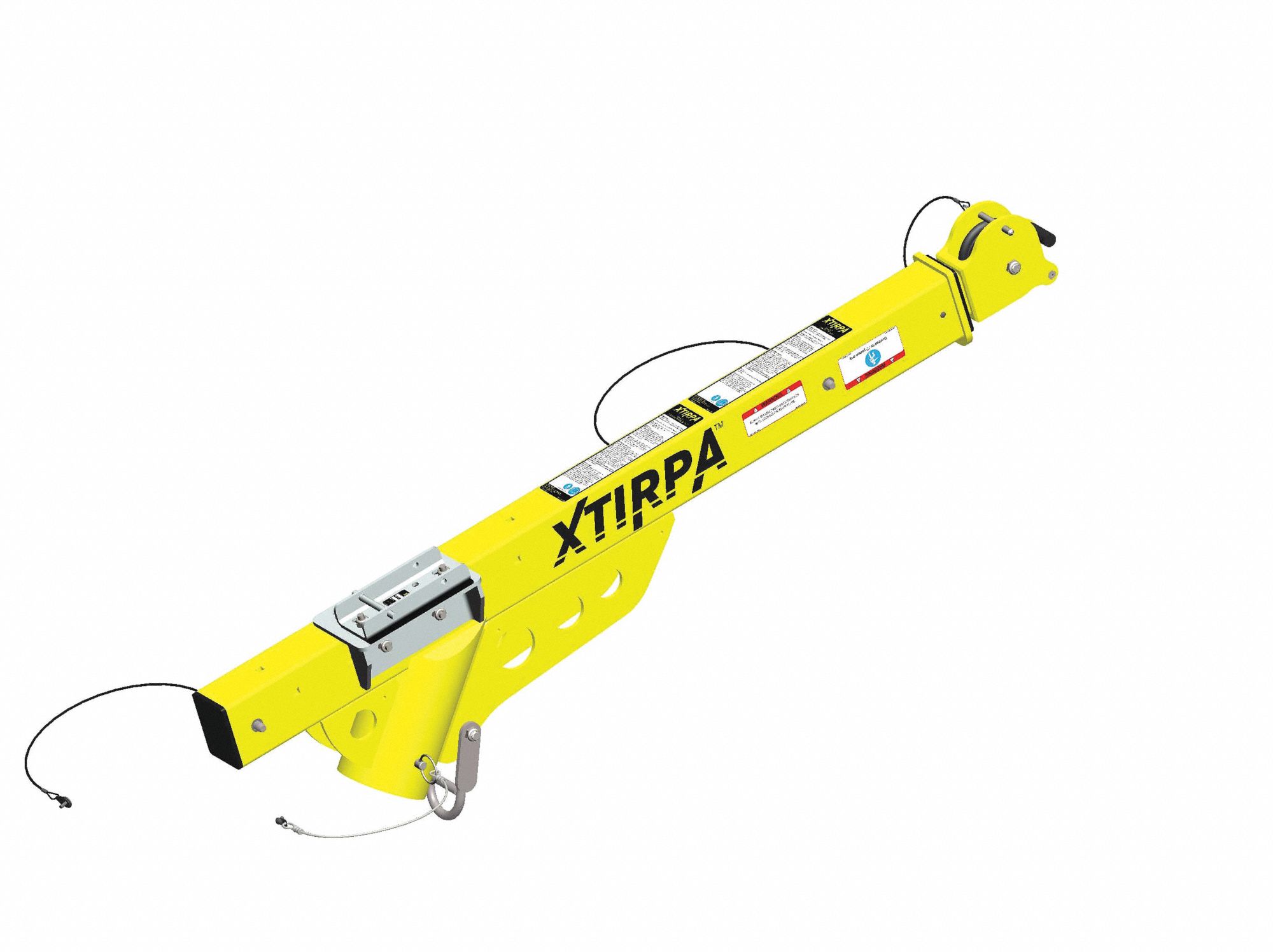 Davit Arm Yellow Aluminum