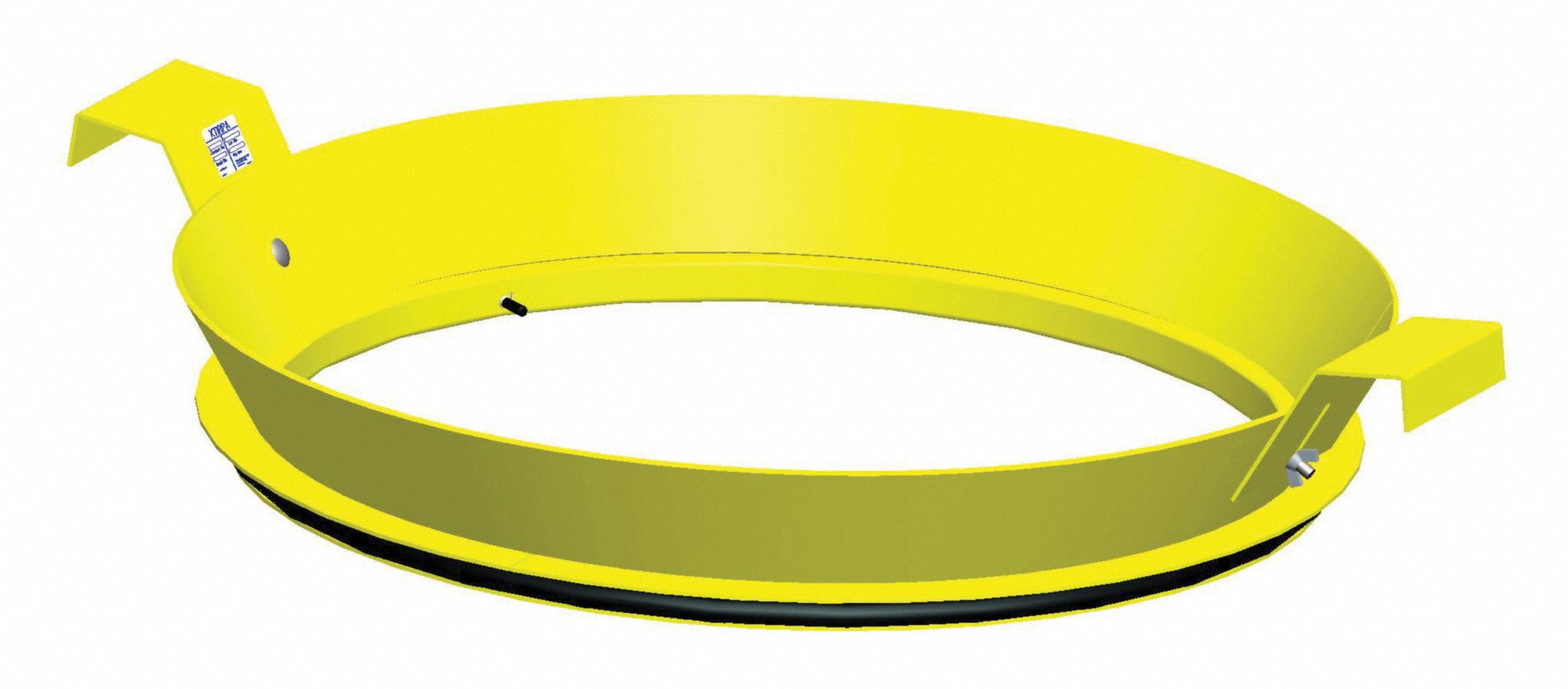 MSA, 11 in, Manhole Mnt, Cone Shaped Safety Ring 60UH99IN2009