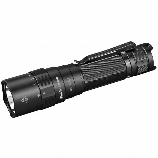 FENIX LIGHTING, 3,000 lm Max Brightness, 2.6 hr Run Time at Max Brightness, Rechargeable  Flashlight - 60UL77