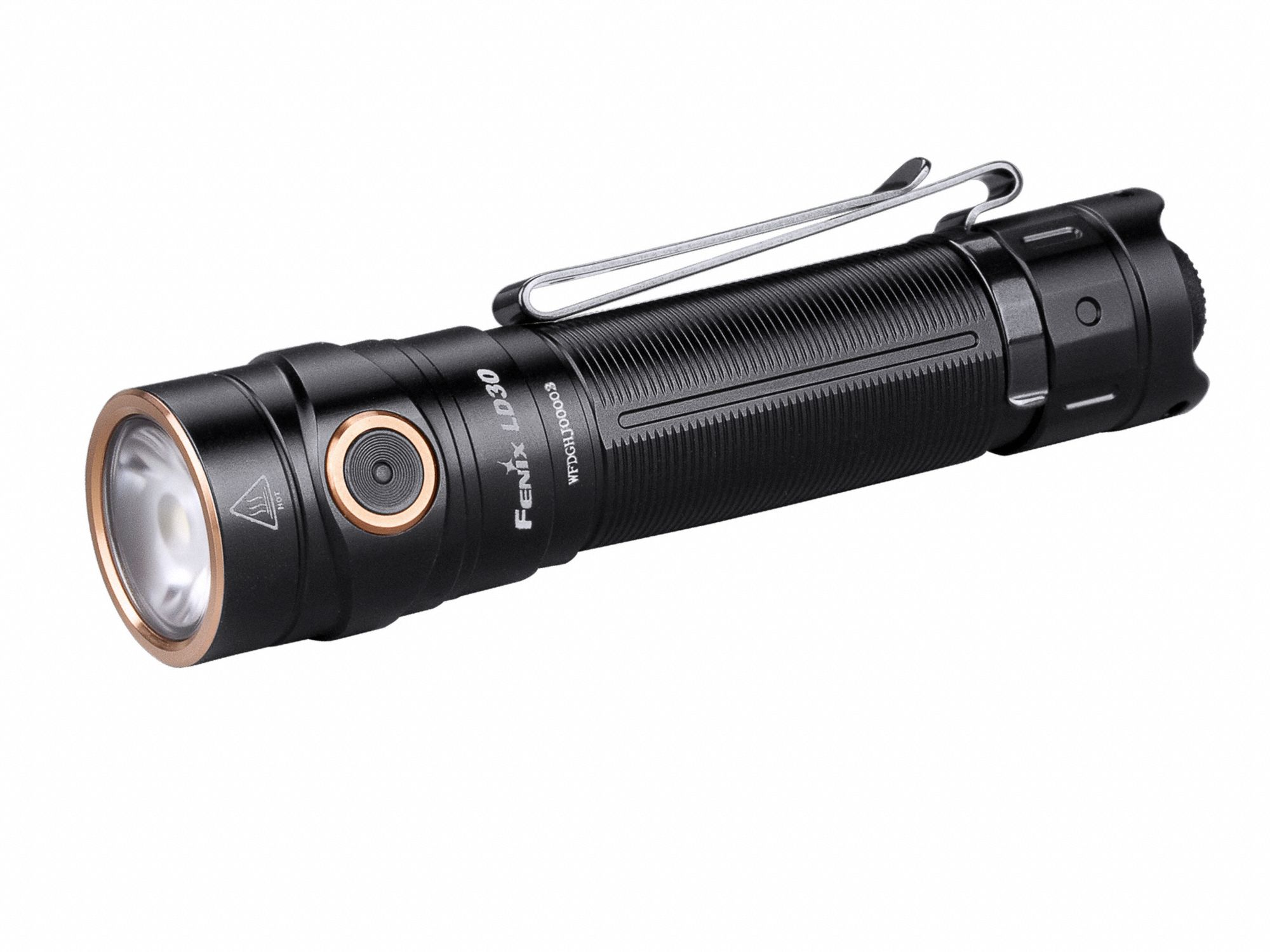 Rechargeable Flashlight: Rechargeable, 1,600 lm Max Brightness, 5 Light Output Levels