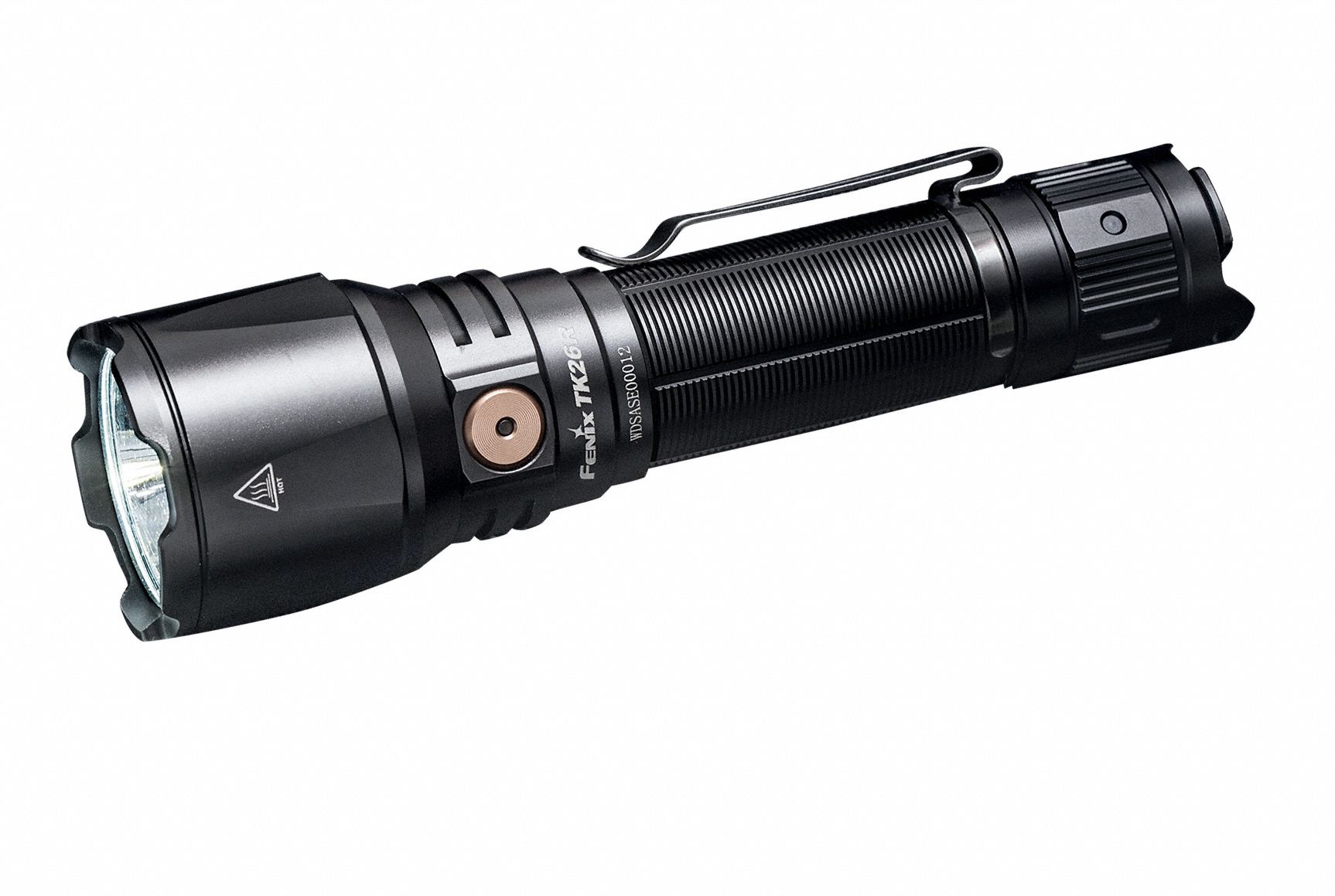 Rechargeable Flashlight: Rechargeable, 1,500 lm Max Brightness, 4 Light Output Levels