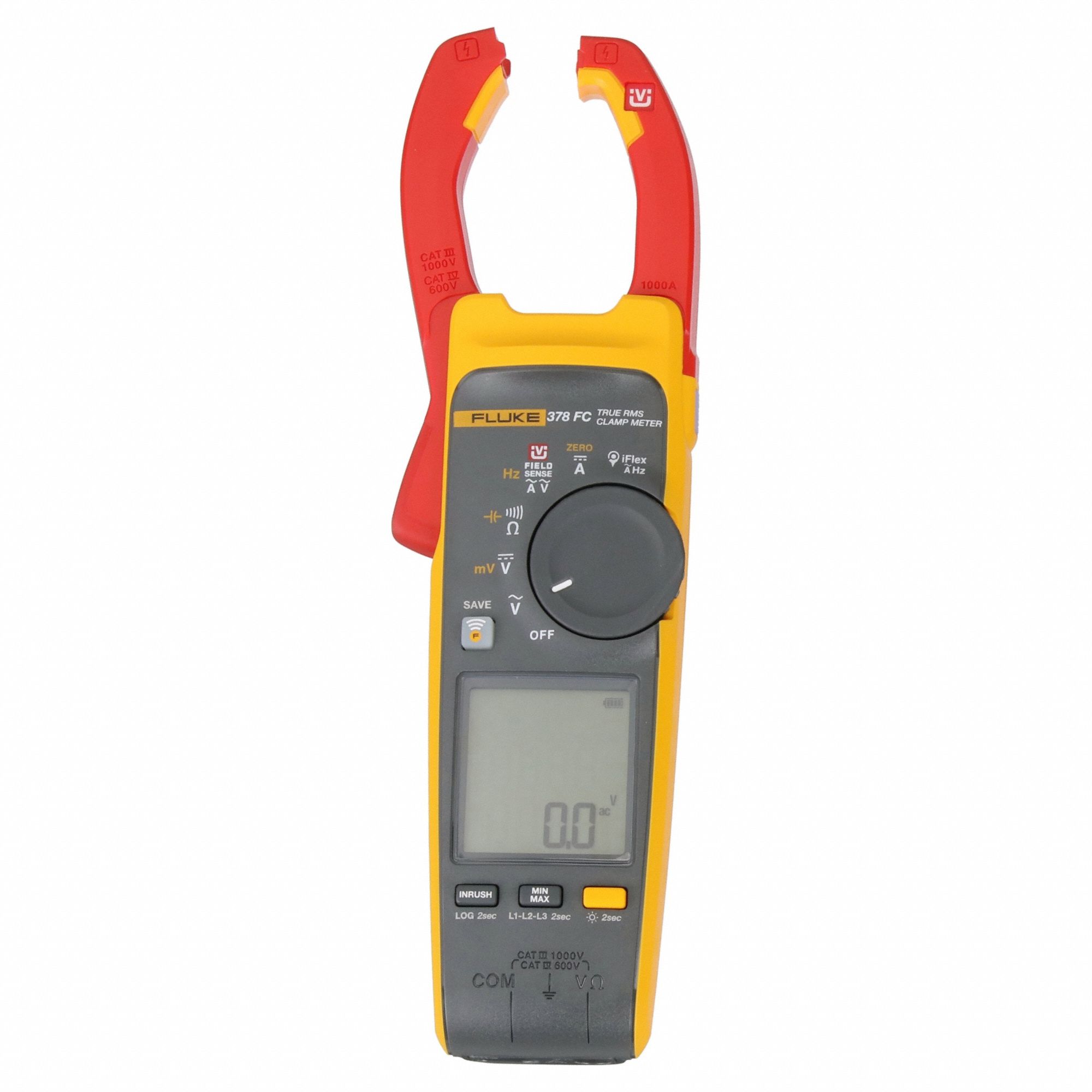 FLUKE, Clamp-Jaw Jaw, CAT III 1000V/CAT IV 600V, Digital Clamp Meter ...