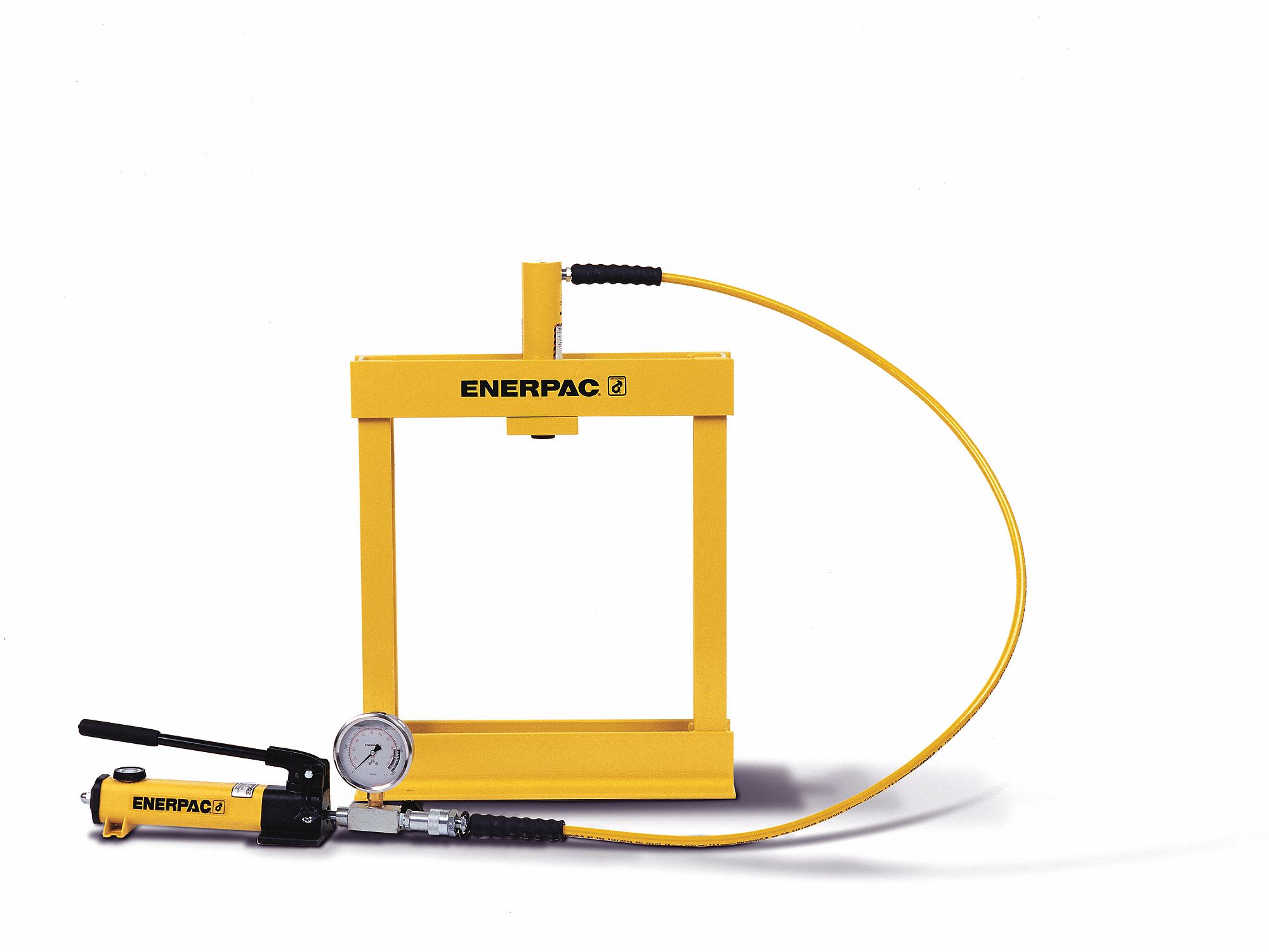 ENERPAC, Hand Pump Pump, Yellow, Hydraulic Press 60UN31VLP106P142U