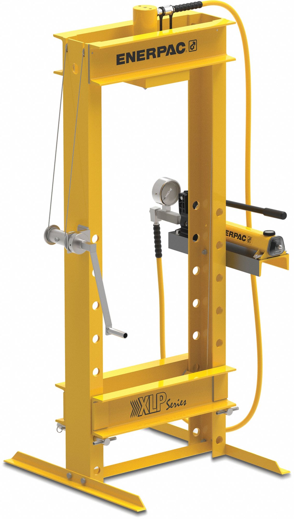 ENERPAC, Hand Pump Pump, Yellow, Hydraulic Press 60UN33XLP256P392U