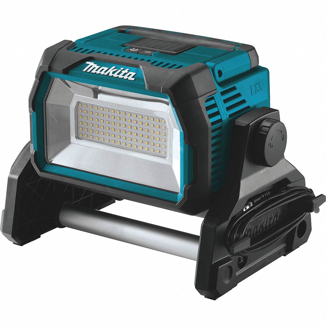 LED WORKLIGHT, CORDLESS/CORDED, 18V, LI-ION, 6 AH, 2000 TO 10000 LM, 240 ° HEAD ROTATION